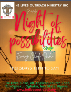 Photocentric Prayer Night Church Flyer